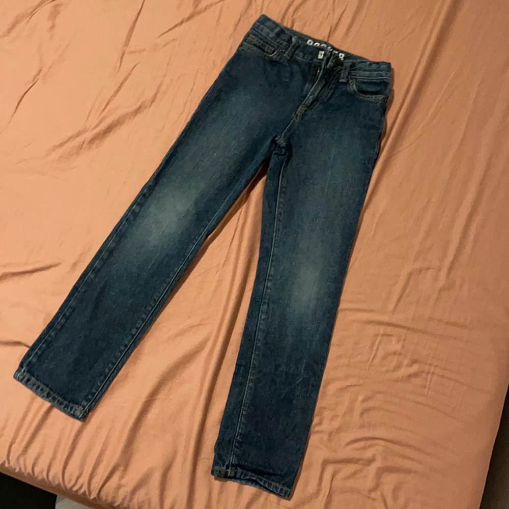 Crazy 8 Slim Rocker Dark Denim Jean